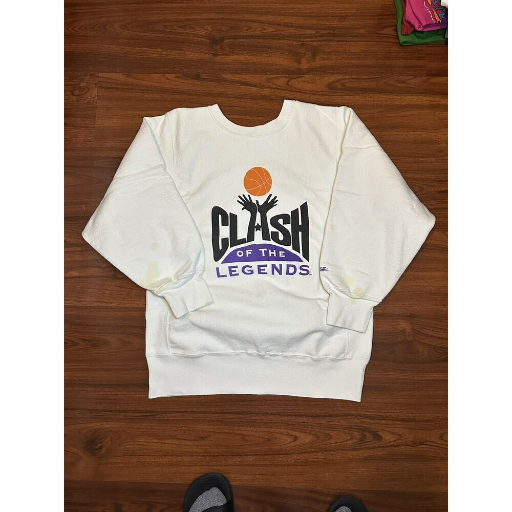 Vtg 1992 Clash of the Legends NBA Zubaz Rare Sweatshirt Men’s